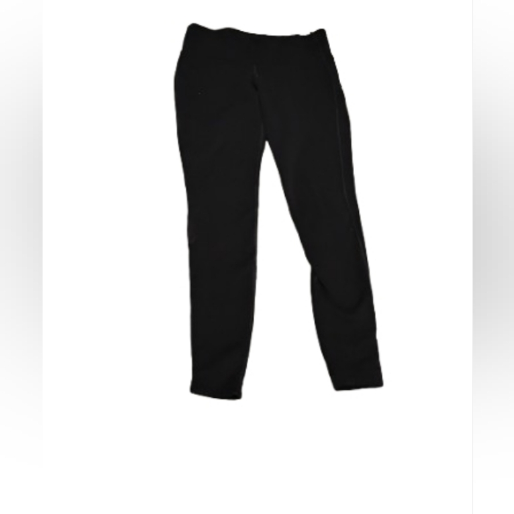 Athleta Womens Fleece Lined Black Leggings Sz S